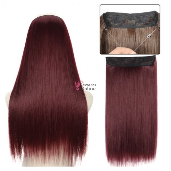 Extensie de par Flip-In, pe Guta dreapta delux dubla de 80 cm - Burgundy SQ6699J80